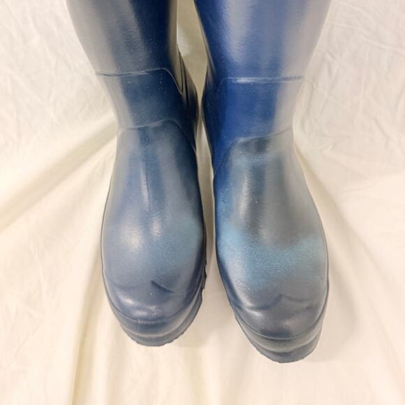 Barbour Womens Bede Snow Wellingtons Mid Calf Winter‎ Waterproof Boots Navy US 7 - Picture 5 of 7